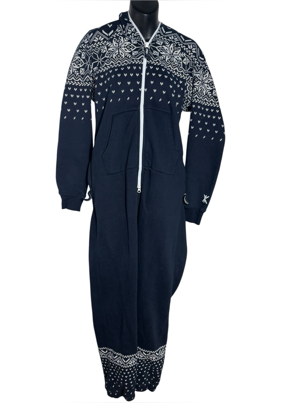 Onepiece Norwegian original‎ fleece unisex jumpsuit fair isle snowflake